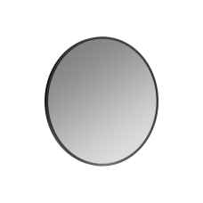 Liffin Round Bathroom Mirror with Black Frame 
